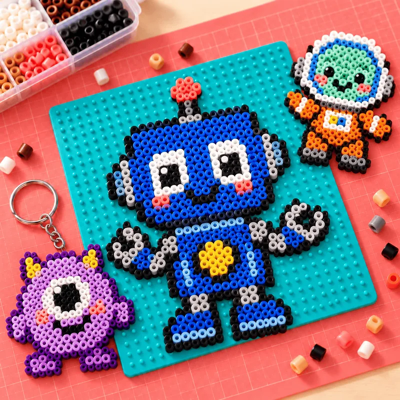 Peças de Hama Beads da coleção Personagens e desenhos